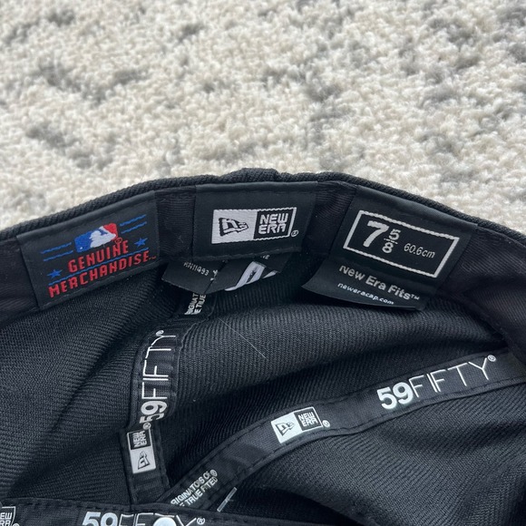 New York Yankees New Era 59FIFTY Fitted Baseball Hat Cap 7 5/8 - Picture 7 of 7